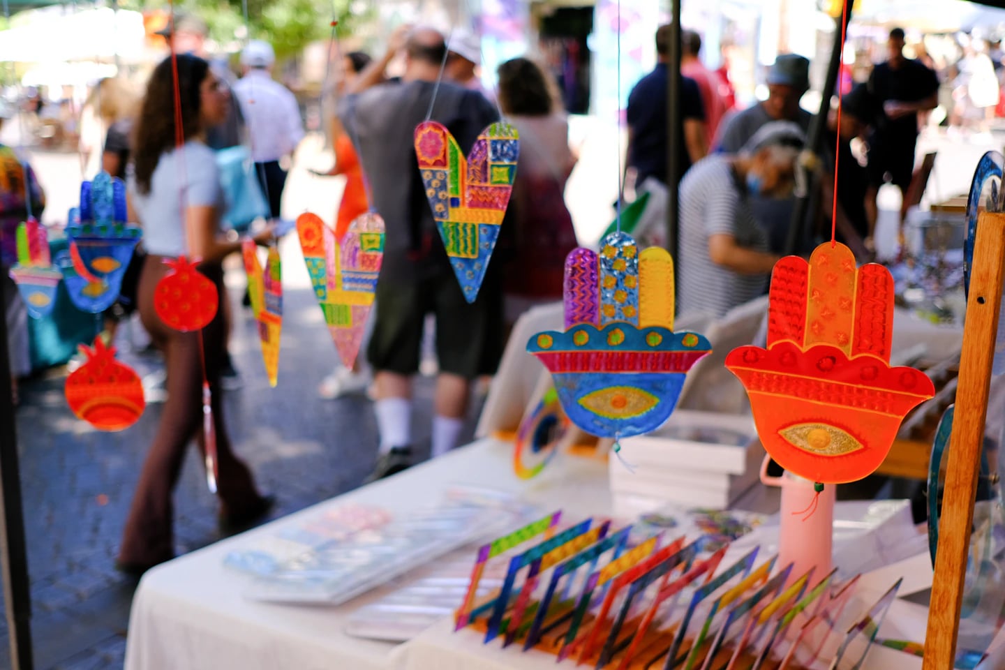 Colour and everyday life at Carmel Market, Tel Aviv