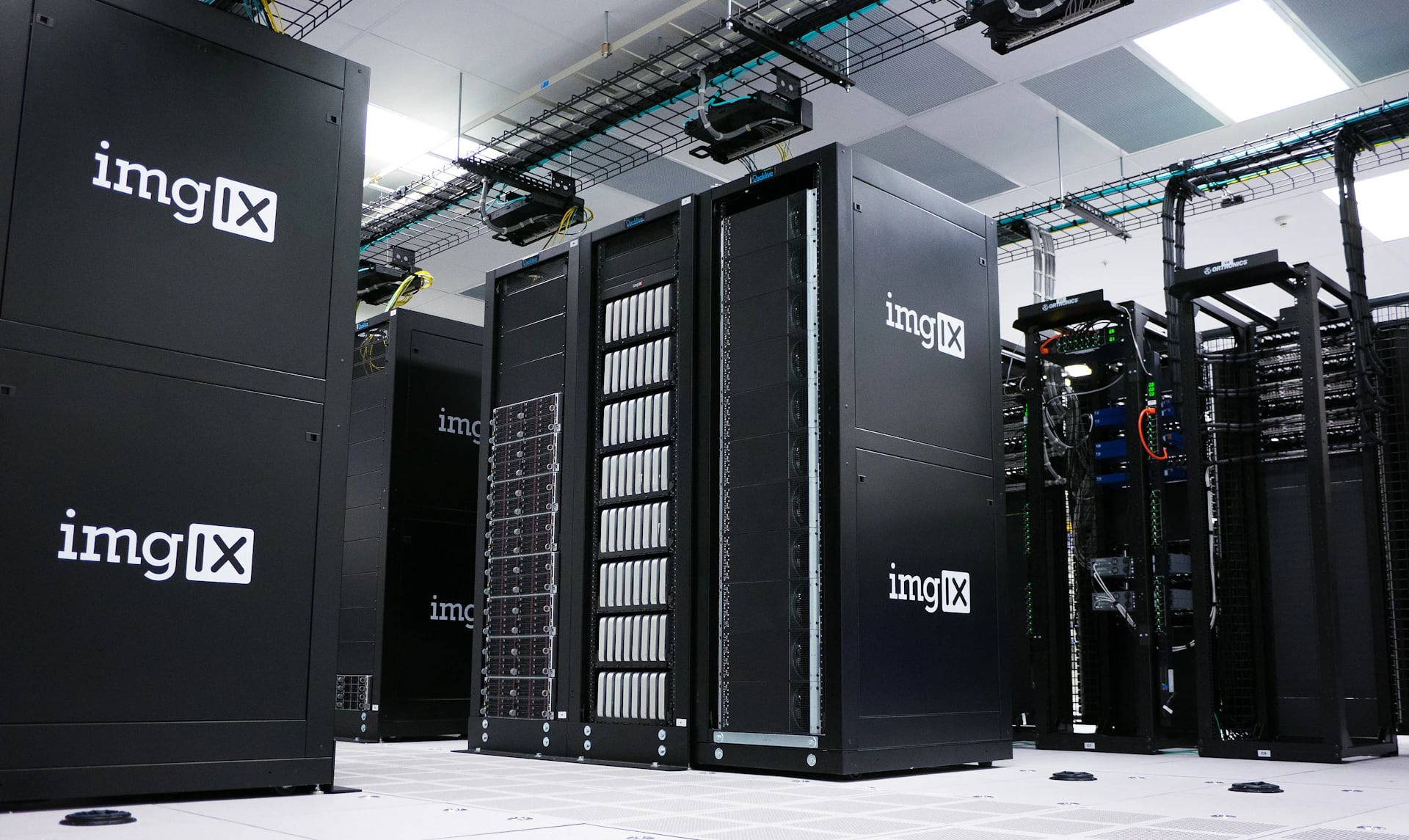Server racks in a data centre
