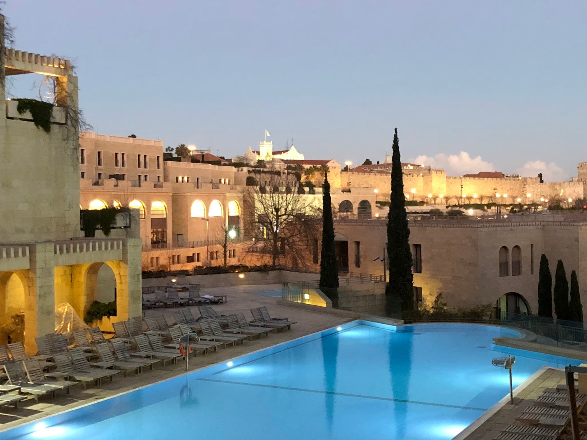 David Citadel · pool and Old City view
