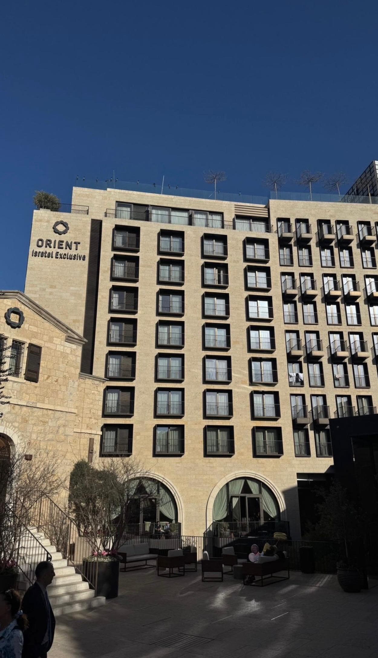 Orient Jerusalem · courtyard and facade
