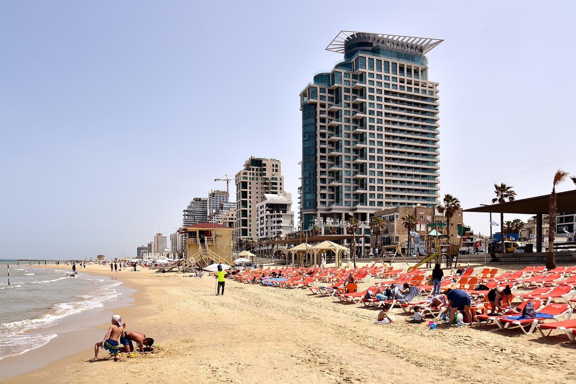 Royal Beach and the Tel Aviv waterfront