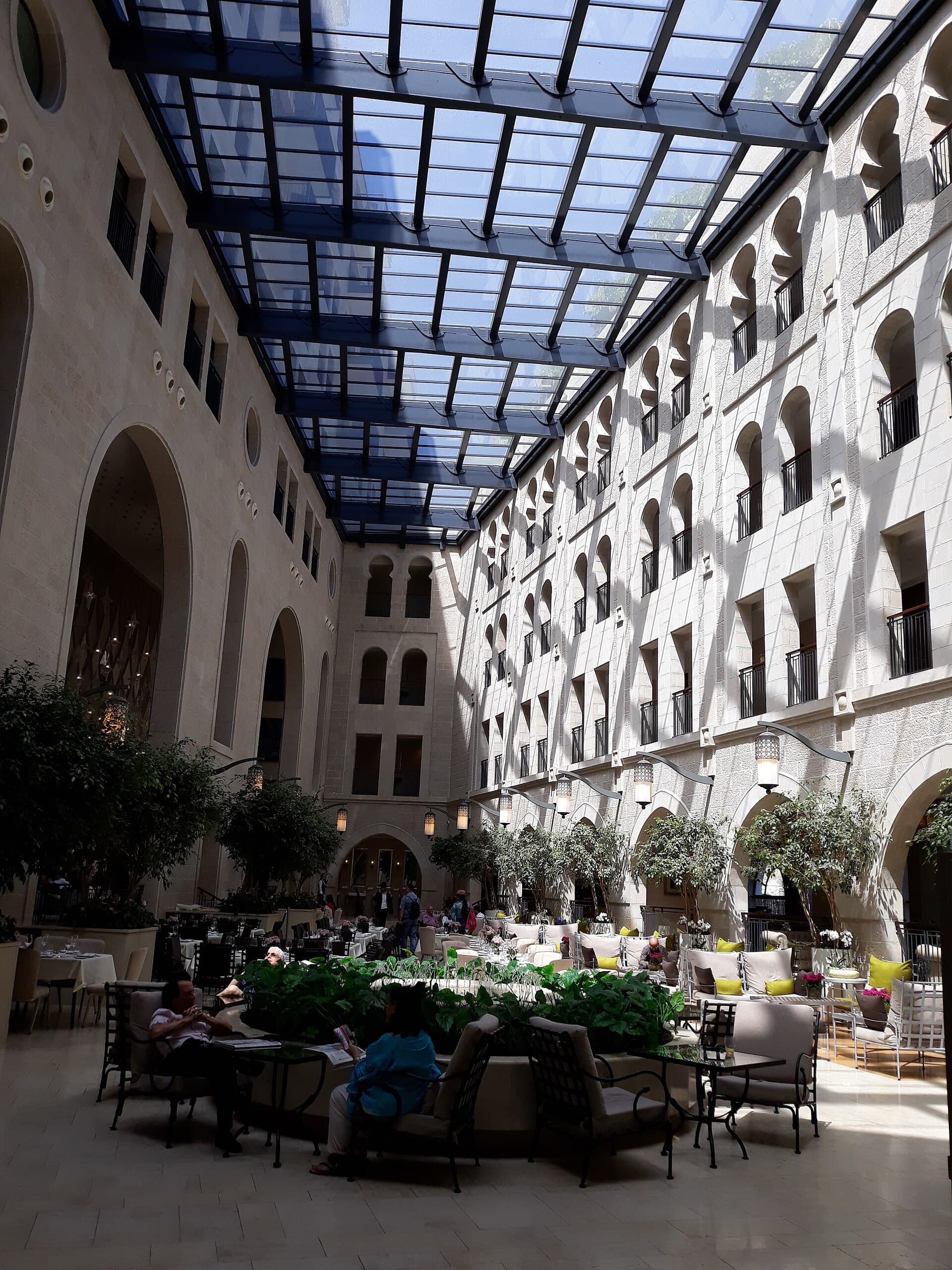 Waldorf Astoria Jerusalem · atrium