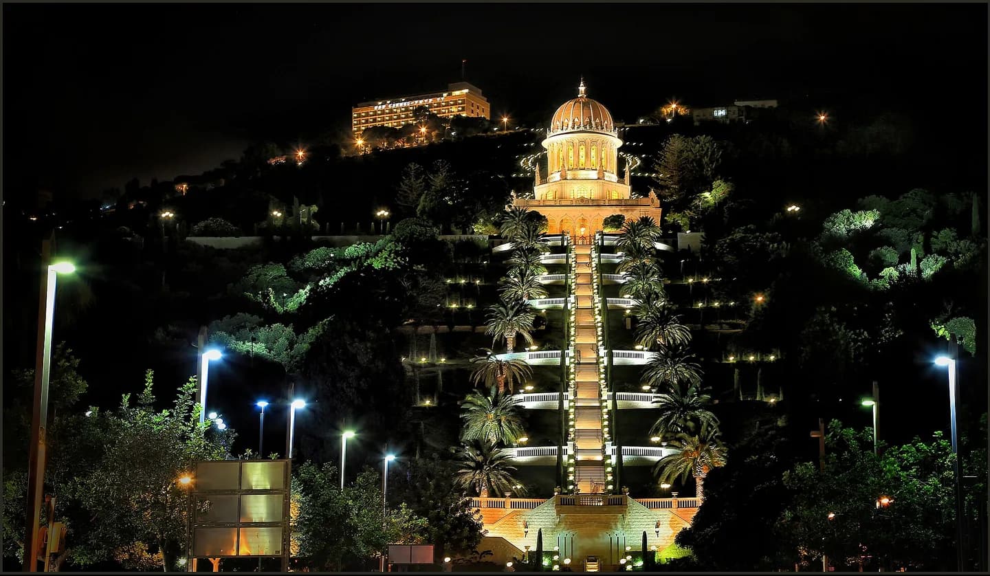 The Bahá’í gardens in Haifa