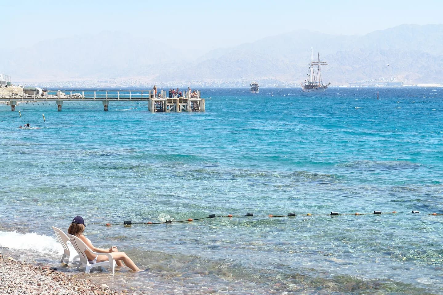 Eilat’s southern coastline; an area photograph, not a hotel photograph