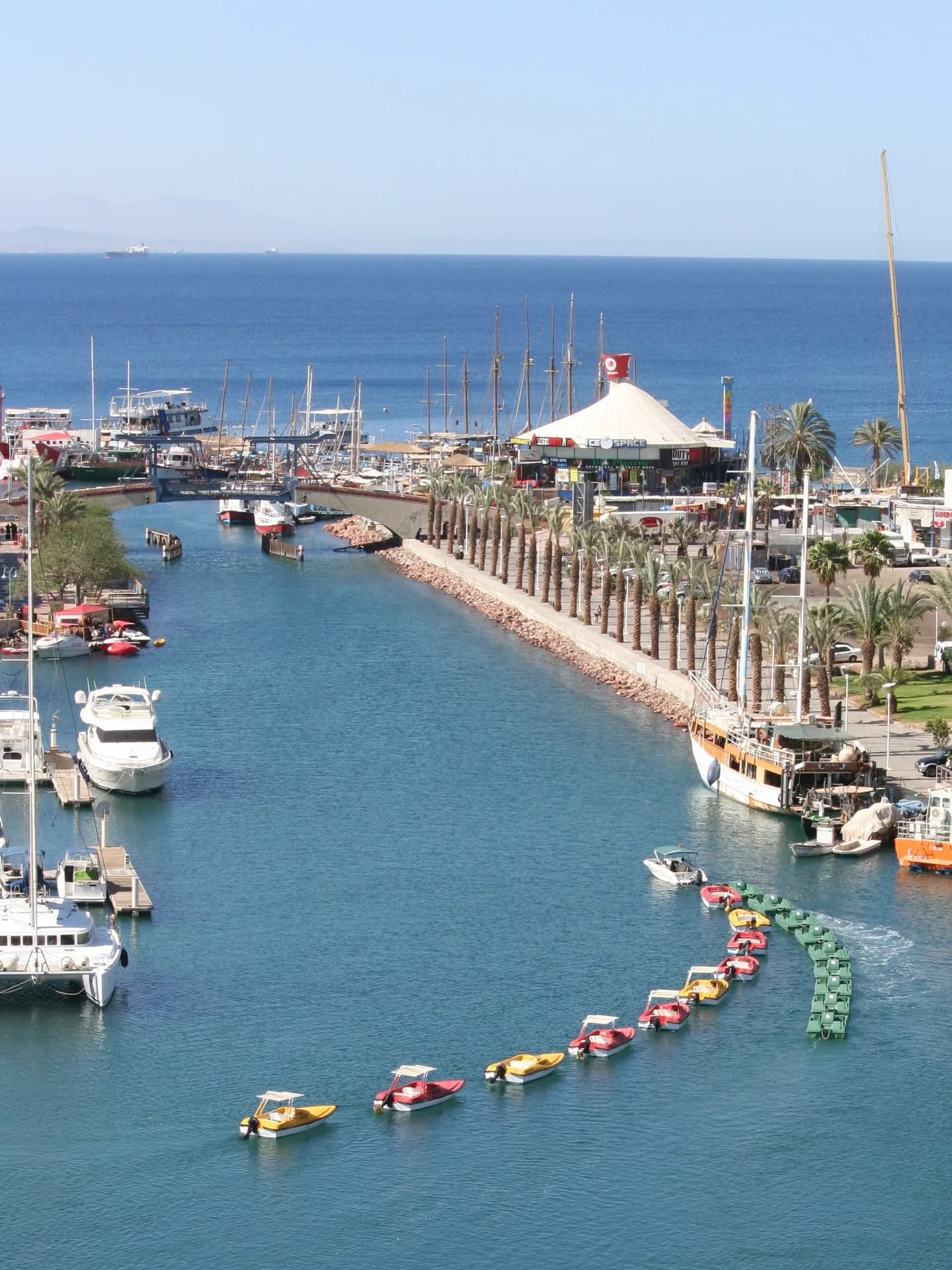 Eilat marina and lagoon
