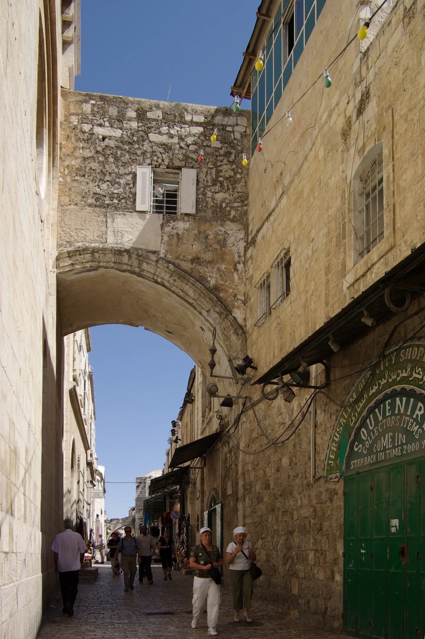 A street on the Via Dolorosa
