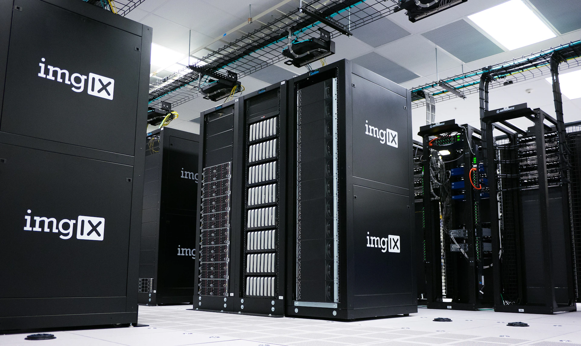Server racks in a data centre