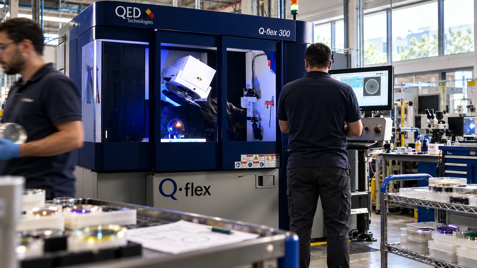 Precision optical manufacturing based on an official Ophir production reference